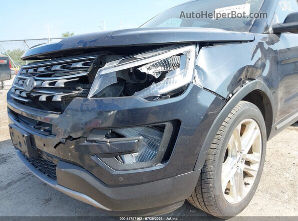 1FM5K8D87HGC47531 2017 FORD EXPLORER Черный Вид спереди