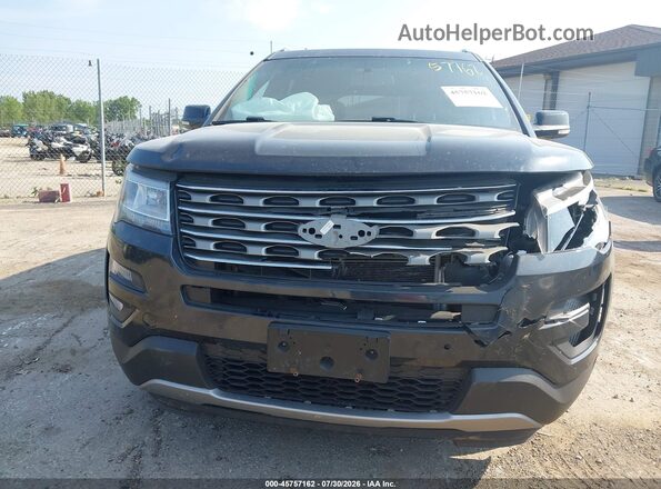 1FM5K8D87HGC47531 2017 FORD EXPLORER Черный Вид щитка приборов