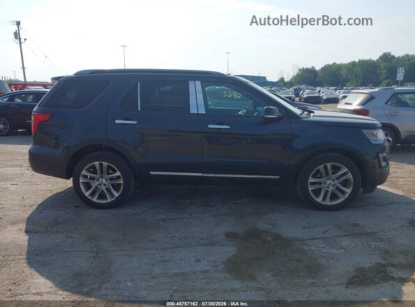 1FM5K8D87HGC47531 2017 FORD EXPLORER Черный Вид задней части салона