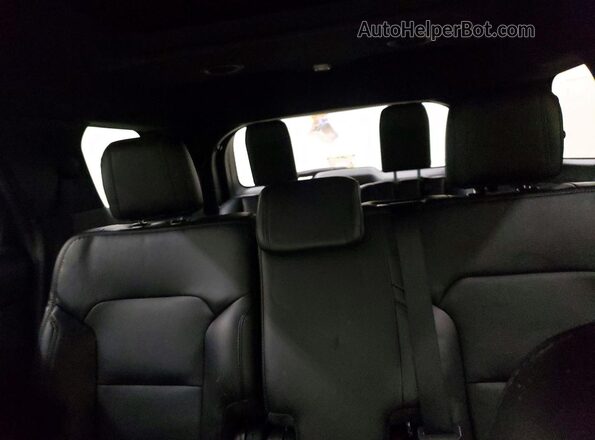 1FM5K8D87HGD02110 2017 FORD EXPLORER Gray უკანა სავარძლების ხედი
