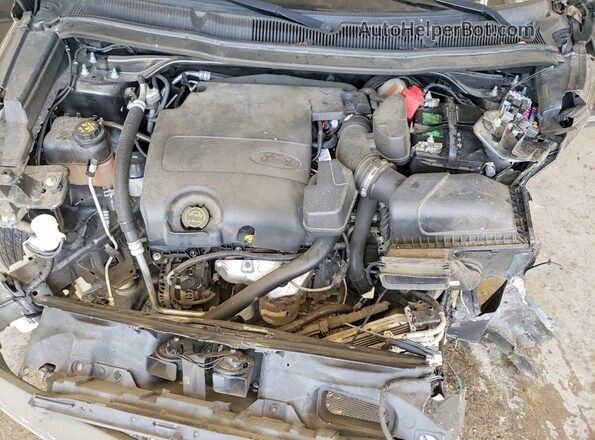 1FM5K8D87HGD02110 2017 FORD EXPLORER Gray ძრავის განყოფილების ხედი