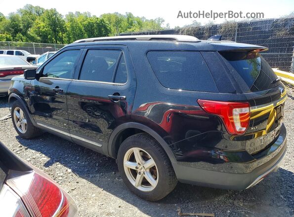 1FM5K8D87HGD36497 2017 FORD EXPLORER Black Trasero izquierdo