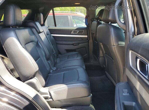 1FM5K8D87HGD36497 2017 FORD EXPLORER Black Vista interior trasera