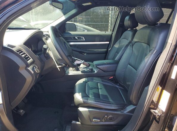 1FM5K8D87HGD36497 2017 FORD EXPLORER Black Vista interior delantera