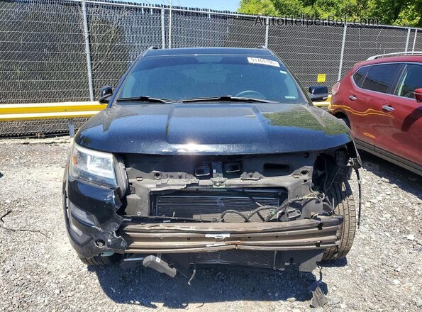 1FM5K8D87HGD36497 2017 FORD EXPLORER Black Vista frontal