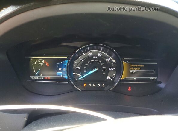 1FM5K8D87HGD36497 2017 FORD EXPLORER Black Vista del cuadro de instrumentos
