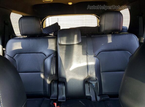 1FM5K8D87HGD36497 2017 FORD EXPLORER Black Vista de los asientos traseros