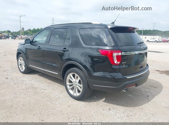 1FM5K8D87JGA91383 2018 FORD EXPLORER Black Trasero izquierdo