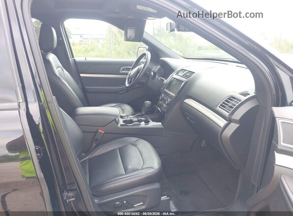1FM5K8D87JGA91383 2018 FORD EXPLORER Black Vista interior delantera