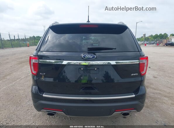 1FM5K8D87JGA91383 2018 FORD EXPLORER Black 