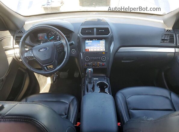 1FM5K8D87KGA10528 2019 FORD EXPLORER Blue წინა პანელის ხედი