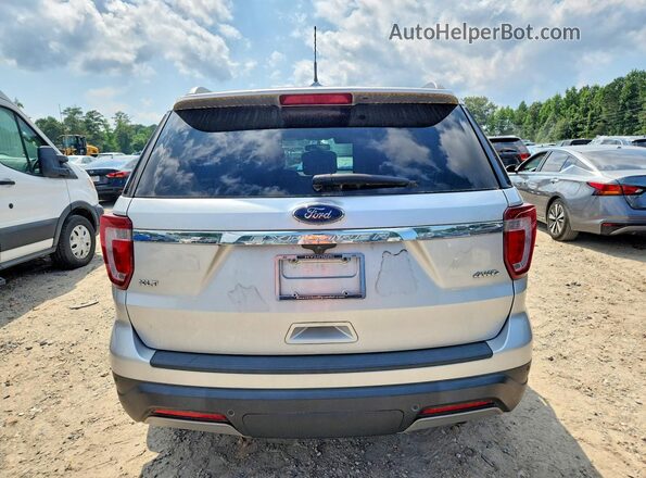 1FM5K8D87KGA47238 2019 FORD EXPLORER Silver Widok z tyłu