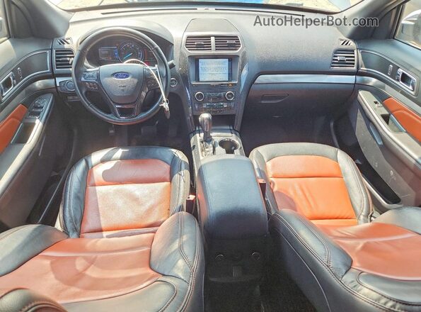 1FM5K8D87KGA47238 2019 FORD EXPLORER Silver Widok deski rozdzielczej