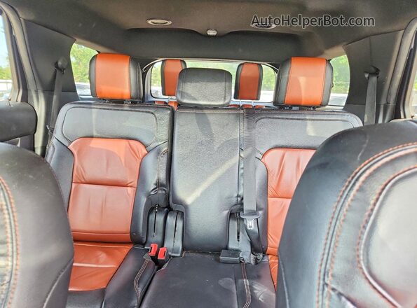 1FM5K8D87KGA47238 2019 FORD EXPLORER Silver Widok tylnych siedzeń