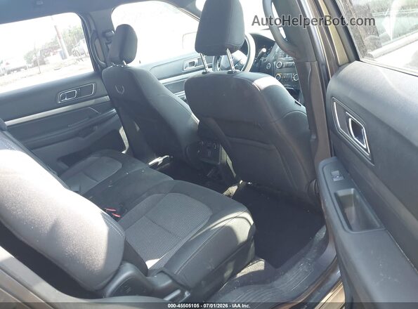 1FM5K8D87KGA66730 2019 FORD EXPLORER Gray Widok naklejki z numerem VIN