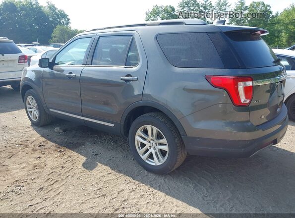 1FM5K8D87KGA66730 2019 FORD EXPLORER Gray Tył lewy