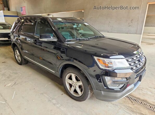 1FM5K8D88GGA31685 2016 FORD EXPLORER Black Przód prawy