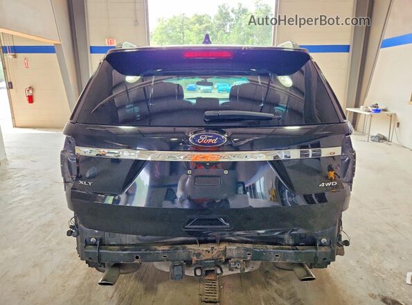 1FM5K8D88GGA31685 2016 FORD EXPLORER Black Widok z tyłu