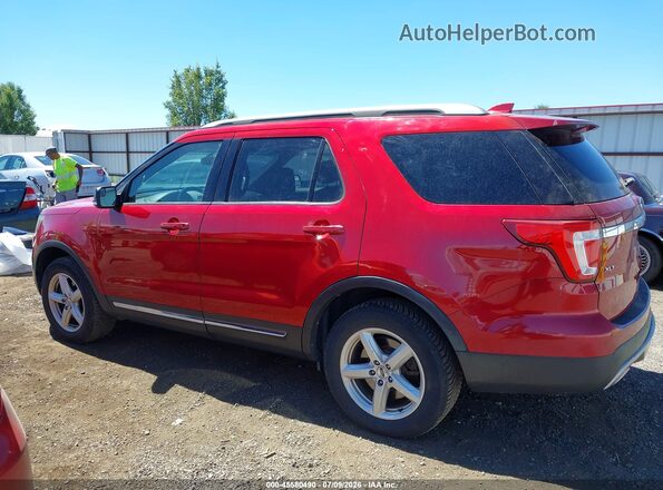 1FM5K8D88GGA87416 2016 FORD EXPLORER Red Панорамний вид салону 360°