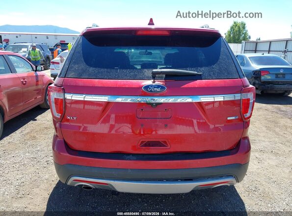 1FM5K8D88GGA87416 2016 FORD EXPLORER Red 