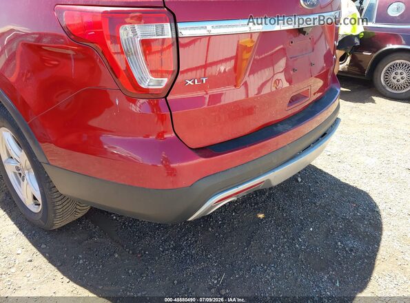1FM5K8D88GGA87416 2016 FORD EXPLORER Red 