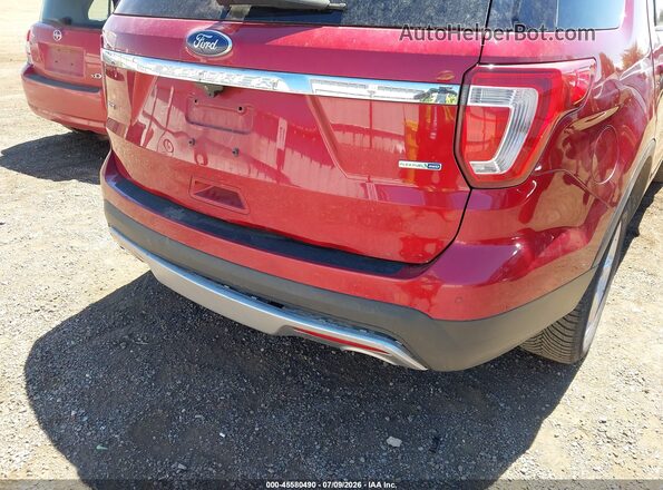 1FM5K8D88GGA87416 2016 FORD EXPLORER Red 
