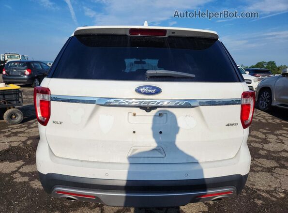 1FM5K8D88GGC38254 2016 FORD EXPLORER White Vista trasera