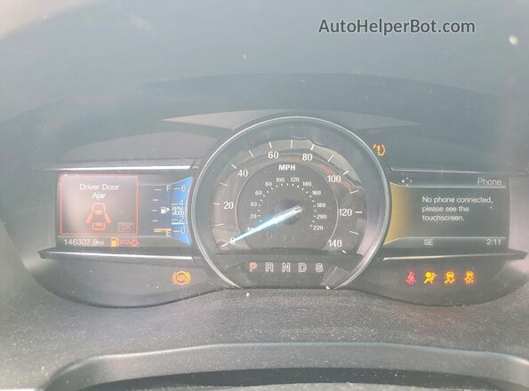1FM5K8D88GGC95862 2016 FORD EXPLORER Green Widok zestawu wskaźników