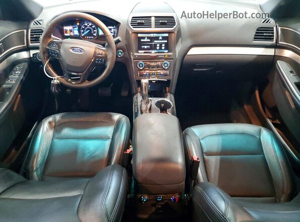 1FM5K8D88GGD18069 2016 FORD EXPLORER Silver Առջևի վահանակի տեսք