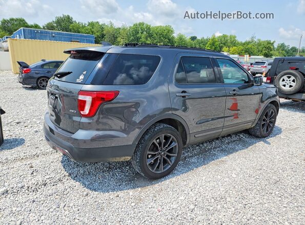 1FM5K8D88HGA09087 2017 FORD EXPLORER Серый Задняя правая четверть