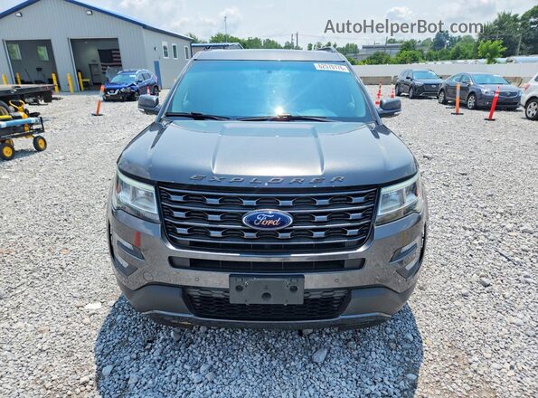 1FM5K8D88HGA09087 2017 FORD EXPLORER Серый Вид спереди