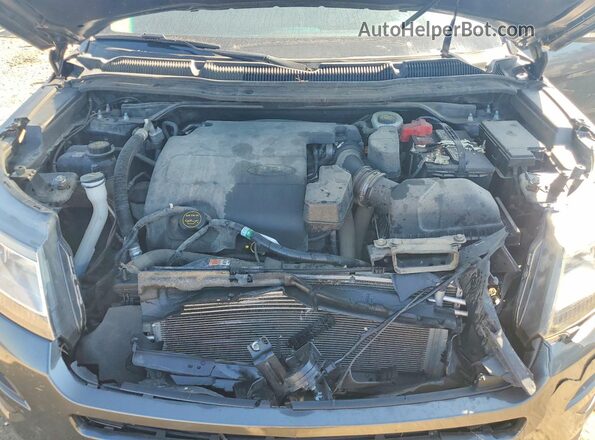 1FM5K8D88HGC89173 2017 FORD EXPLORER Gray ძრავის განყოფილების ხედი
