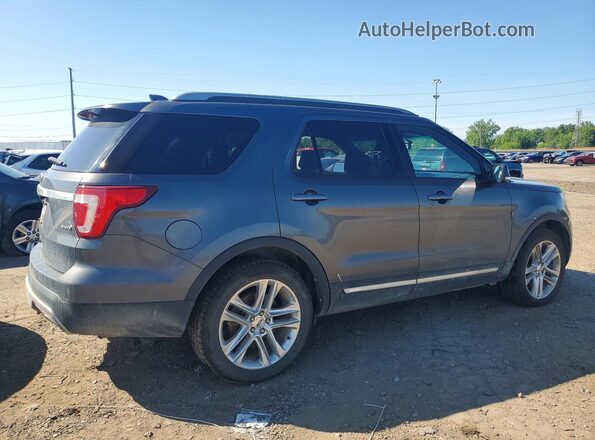 1FM5K8D88HGC89173 2017 FORD EXPLORER Gray უკანა მარჯვენა