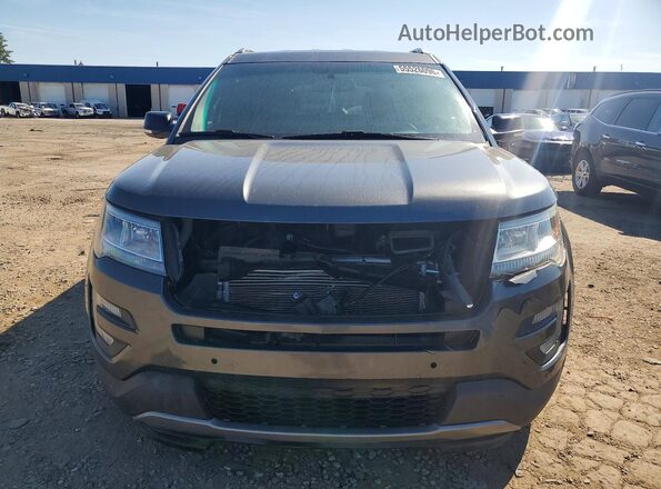 1FM5K8D88HGC89173 2017 FORD EXPLORER Gray წინა ხედი