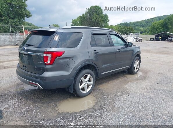 1FM5K8D88HGD01161 2017 FORD EXPLORER Silver Հետևի աջ