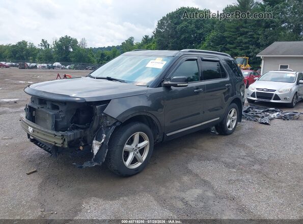 1FM5K8D88HGD01161 2017 FORD EXPLORER Silver Առջևի ձախ երեք քառորդ տեսարան