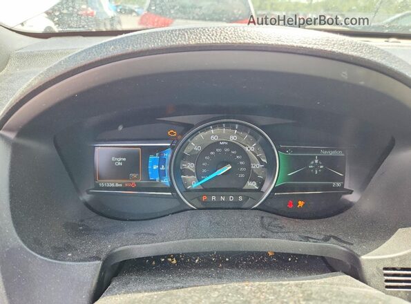 1FM5K8D88HGD18154 2017 FORD EXPLORER Белый Вид щитка приборов