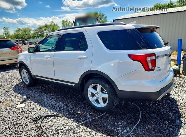 1FM5K8D88HGD18154 2017 FORD EXPLORER Белый Задняя левая четверть