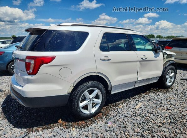 1FM5K8D88HGD18154 2017 FORD EXPLORER Белый Задняя правая четверть