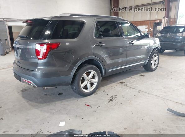 1FM5K8D88HGD47525 2017 FORD EXPLORER Gray Tył prawy