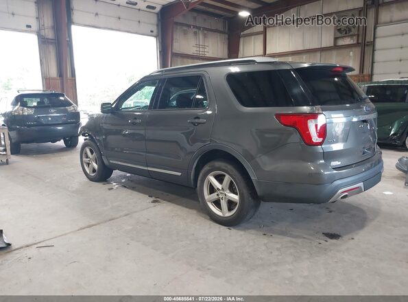 1FM5K8D88HGD47525 2017 FORD EXPLORER Gray Tył lewy
