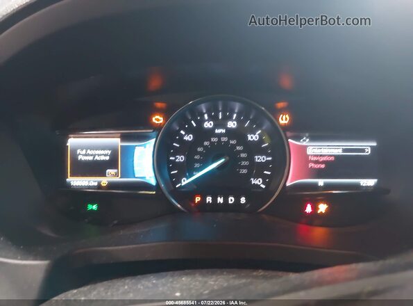 1FM5K8D88HGD47525 2017 FORD EXPLORER Gray Widok tylnych siedzeń