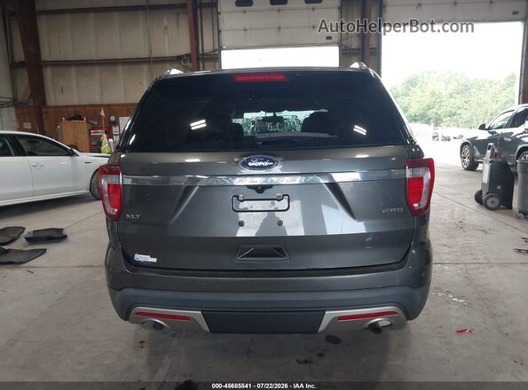 1FM5K8D88HGD47525 2017 FORD EXPLORER Gray 