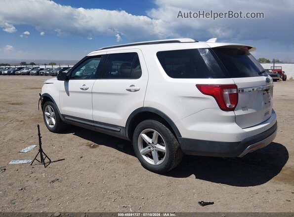 1FM5K8D88HGD51140 2017 FORD EXPLORER White Задня ліва чверть