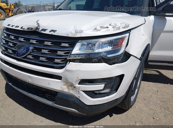 1FM5K8D88HGD51140 2017 FORD EXPLORER White Вид спереду