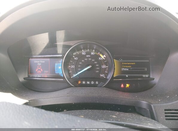 1FM5K8D88HGD51140 2017 FORD EXPLORER White Вид задніх сидінь