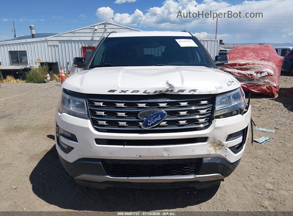 1FM5K8D88HGD51140 2017 FORD EXPLORER White Вид задньої частини салону