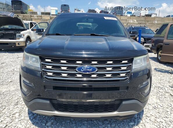 1FM5K8D88HGD60694 2017 FORD EXPLORER Black Vista frontal