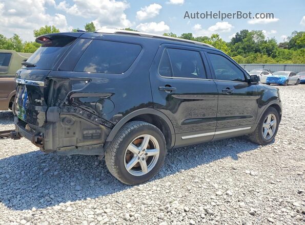 1FM5K8D88HGD60694 2017 FORD EXPLORER Black Trasero derecho