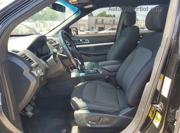 1FM5K8D88HGD60694 2017 FORD EXPLORER Black Vista interior delantera